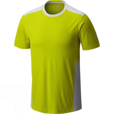 Tee Mountain Hardwear Photon Manga Corta Hombre - Verde - Chile MQA049312